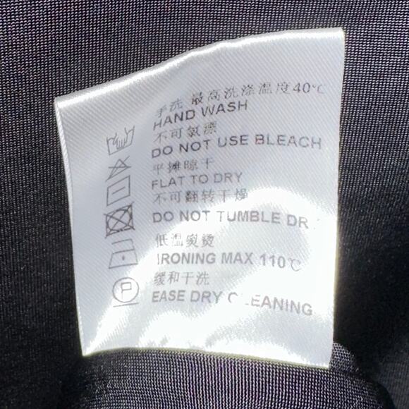 NWT Nana Jacqueline Black Olivia Long Sleeve Mini Dress Size Small - Picture 9 of 16